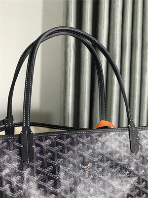 Goyard Saint Louis GM Bag In Goyardine Canvas & Chevroches Calfskin
