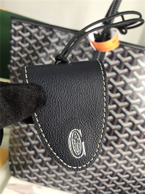 Goyard Saint Louis GM Bag In Goyardine Canvas & Chevroches Calfskin