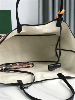 Goyard Saint Louis GM Bag In Goyardine Canvas & Chevroches Calfskin