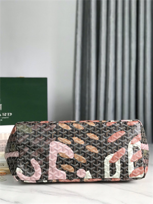 Goyard Saint Louis GM Bag In Goyardine Canvas & Chevroches Calfskin