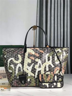 Goyard Saint Louis GM Bag In Goyardine Canvas & Chevroches Calfskin