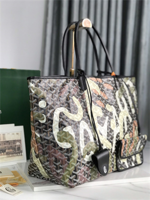 Goyard Saint Louis GM Bag In Goyardine Canvas & Chevroches Calfskin
