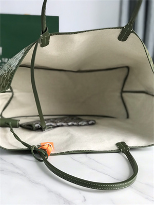 Goyard Saint Louis GM Bag In Goyardine Canvas & Chevroches Calfskin