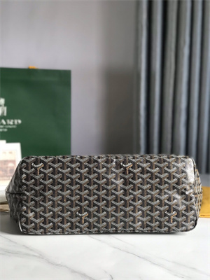 Goyard Saint Louis PM Bag In Goyardine Canvas & Chevroches Calfskin
