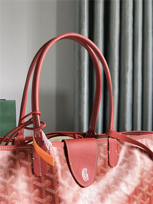 Goyard Saint Louis PM Bag In Goyardine Canvas & Chevroches Calfskin