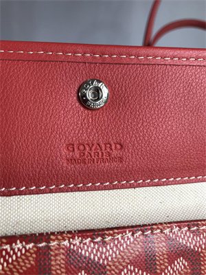 Goyard Saint Louis PM Bag In Goyardine Canvas & Chevroches Calfskin