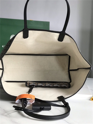 Goyard Saint Louis PM Bag In Goyardine Canvas & Chevroches Calfskin