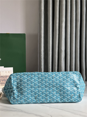 Goyard Saint Louis PM Bag In Goyardine Canvas & Chevroches Calfskin