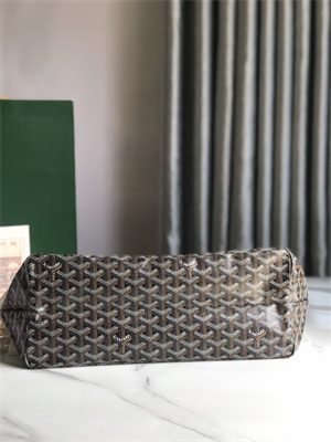 Goyard Saint Louis PM Bag In Goyardine Canvas & Chevroches Calfskin