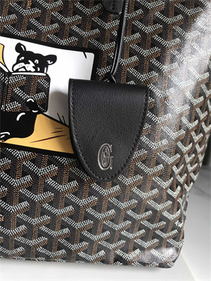 Goyard Saint Louis PM Bag In Goyardine Canvas & Chevroches Calfskin
