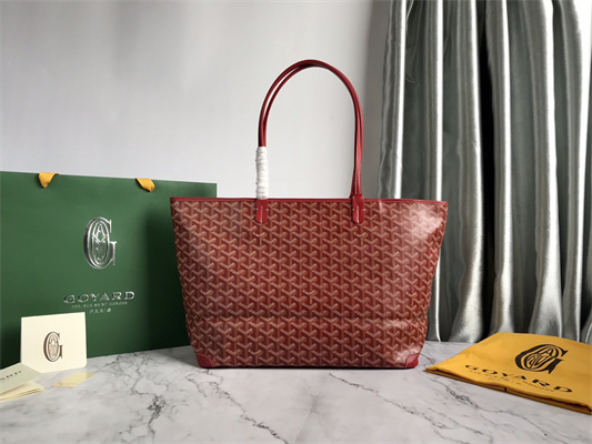 Goyard Artois MM Bag Goyardine Canvas & Chevroches Calfskin