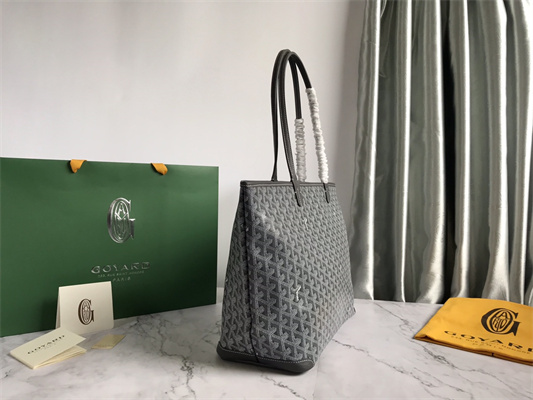 Goyard Artois MM Bag Goyardine Canvas & Chevroches Calfskin
