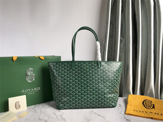 Goyard Artois MM Bag Goyardine Canvas & Chevroches Calfskin