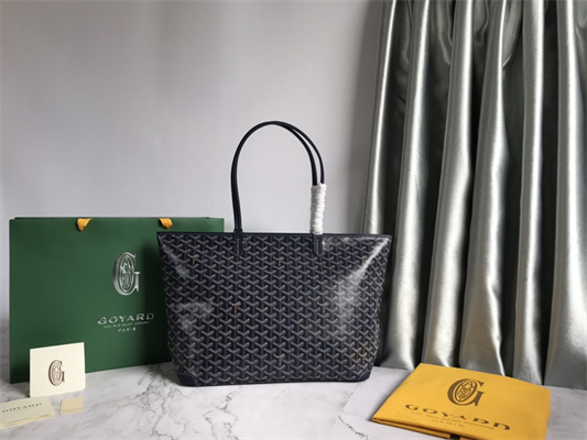 Goyard Artois MM Bag Goyardine Canvas & Chevroches Calfskin