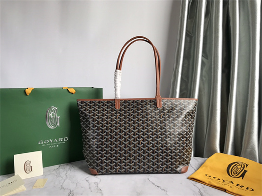Goyard Artois MM Bag Goyardine Canvas & Chevroches Calfskin