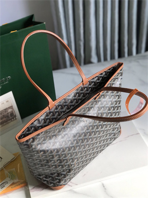 Goyard Artois PM Bag Goyardine Canvas & Chevroches Calfskin