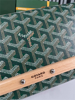 Goyard Monte-Carlo PM Clutch Goyardine Canvas & Cervon Calfskin