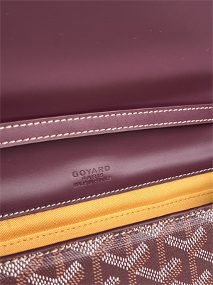 Goyard Monte-Carlo PM Clutch Goyardine Canvas & Cervon Calfskin