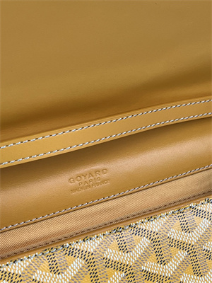 Goyard Monte-Carlo PM Clutch Goyardine Canvas & Cervon Calfskin