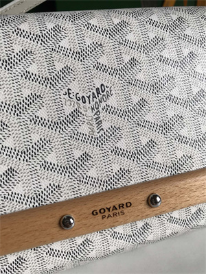 Goyard Monte-Carlo PM Clutch Goyardine Canvas & Cervon Calfskin