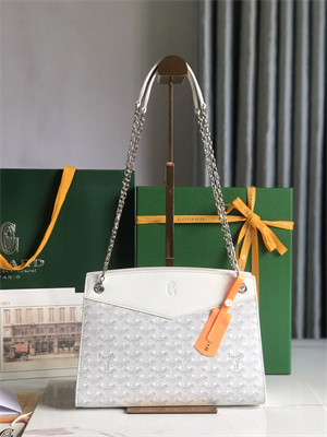 Goyard Rouette Structure PM Bag In Goyardine Canvas & Chevroches Calfskin