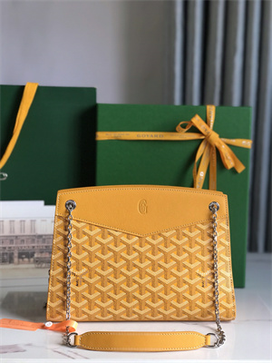 Goyard Rouette Structure PM Bag In Goyardine Canvas & Chevroches Calfskin