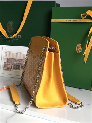 Goyard Rouette Structure PM Bag In Goyardine Canvas & Chevroches Calfskin