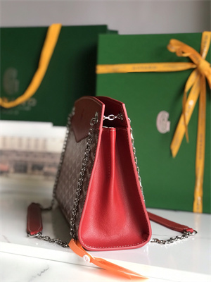 Goyard Rouette Structure PM Bag In Goyardine Canvas & Chevroches Calfskin