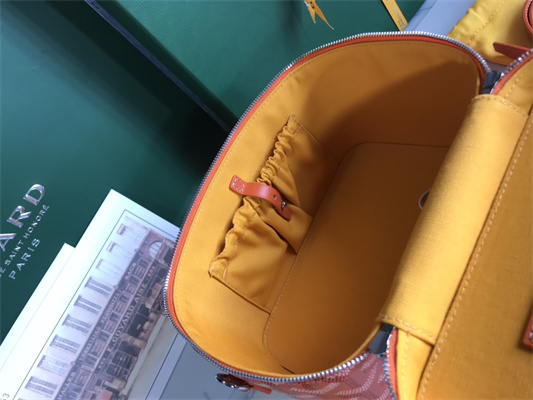 Goyard Muse Vanity Case In Goyardine Canvas & Cervon Calfskin