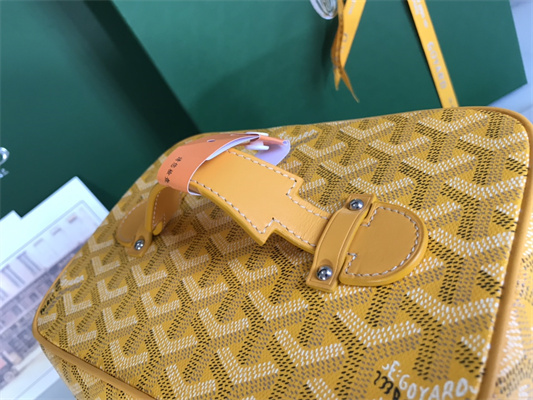 Goyard Muse Vanity Case In Goyardine Canvas & Cervon Calfskin