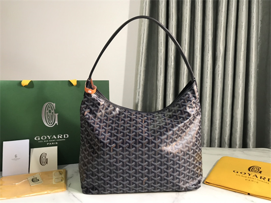 Goyard Bohème Hobo Bag Goyardine Canvas & Chevroches Calfskin