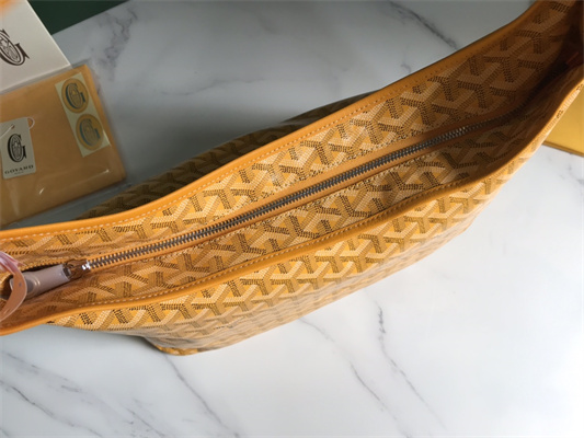 Goyard Bohème Hobo Bag Goyardine Canvas & Chevroches Calfskin