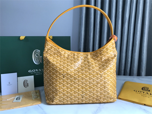 Goyard Bohème Hobo Bag Goyardine Canvas & Chevroches Calfskin