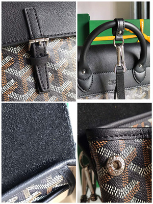 Goyard Alpin Mini Backpack Goyardine Canvas & Chevroches Calfskin