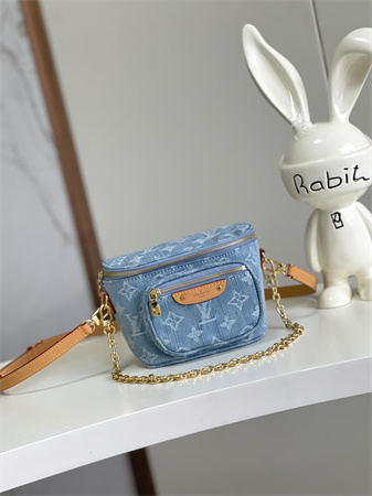 L.V Mini Bumbag Monogram denim Sky Blue M83353
