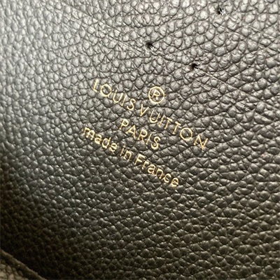 LV  Clémence Wallet Monogram Empreinte Leather Black M60171