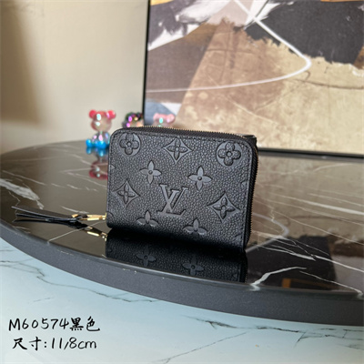 LV Zippy Coin Purse Monogram Empreinte Black M60574