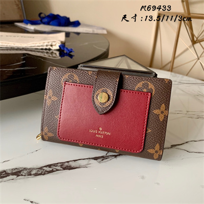 LV Juliette Wallet Monogram Canvas and Calfskin Leather M69433