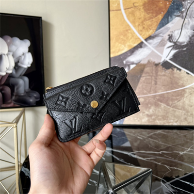 LV Card Holder Recto Verso Monogram Empreinte Black M69421