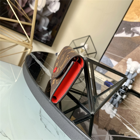 L.V Rosalie Coin Purse Monogram Canvas Inside  Red M41939