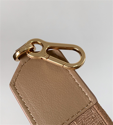 Loewe Anagram strap in jacquard and calfskin