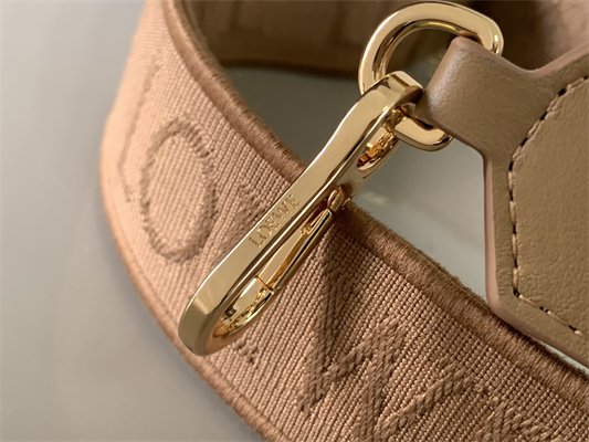 Loewe Anagram strap in jacquard and calfskin
