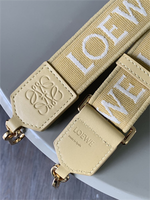 Loewe Anagram strap in jacquard and calfskin