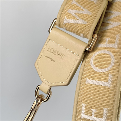 Loewe Anagram strap in jacquard and calfskin