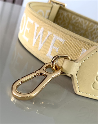Loewe Anagram strap in jacquard and calfskin