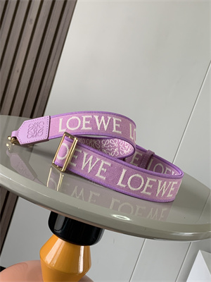 Loewe Anagram strap in jacquard and calfskin