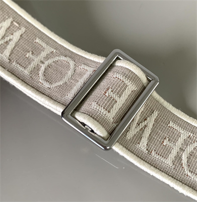 Loewe Anagram strap in jacquard and calfskin