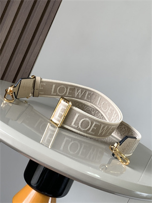 Loewe Anagram strap in jacquard and calfskin