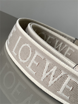 Loewe Anagram strap in jacquard and calfskin