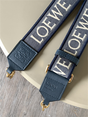Loewe Anagram strap in jacquard and calfskin